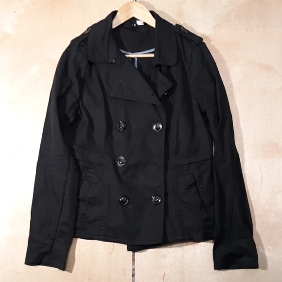 H&M Black Fall Military Jacket - Picture 8 of 8